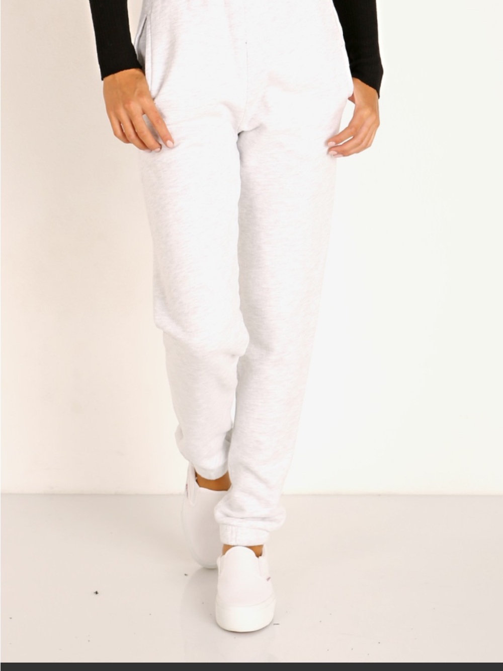 Women’s off White Jogger Sweatpants - Casual Comfort